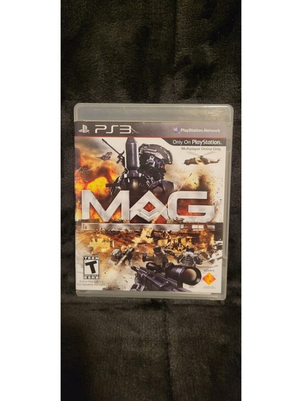 MAG Sony PlayStation 3 PS3 2010 Massive Action Game Online Military Shooter